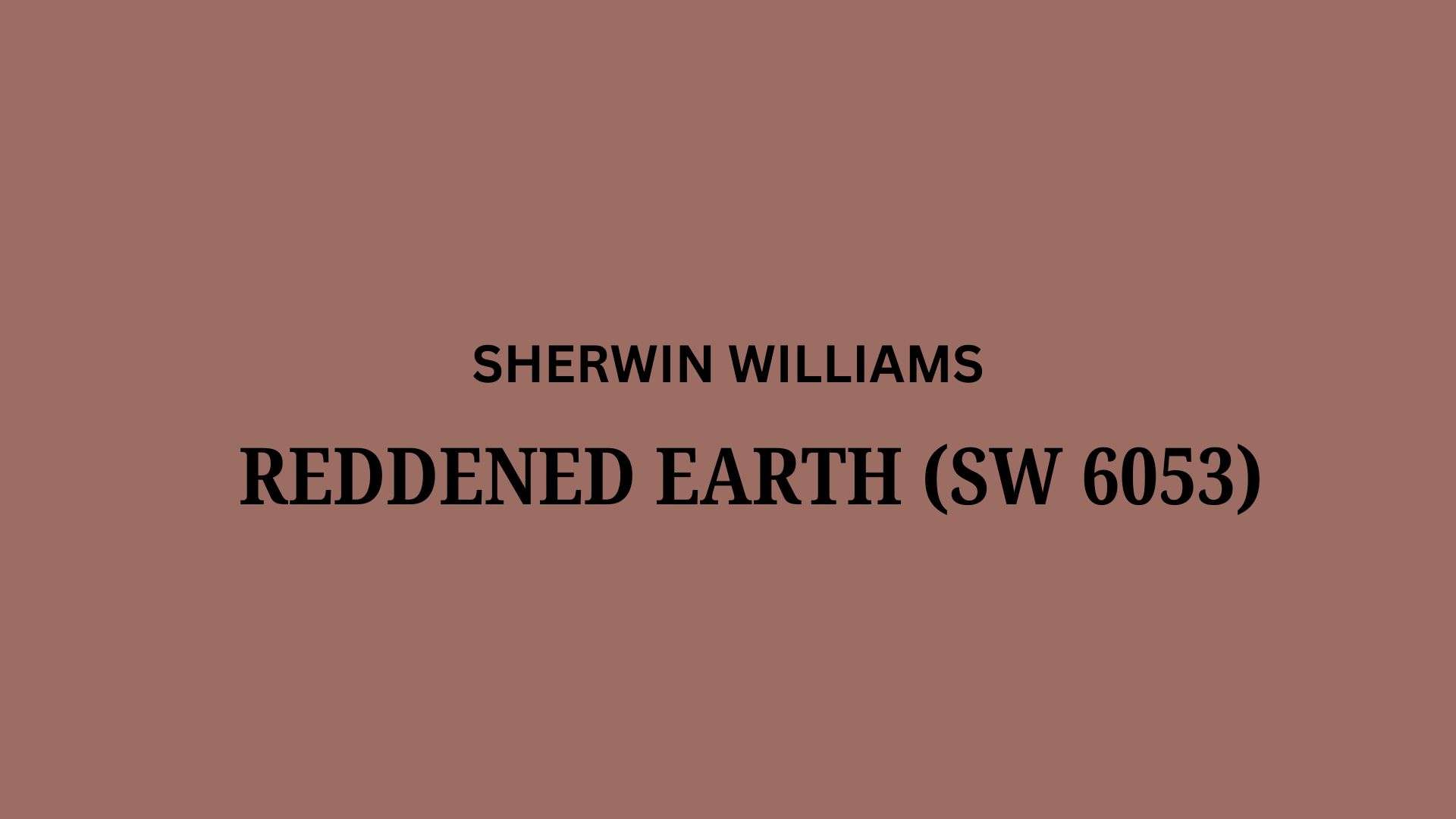 reddened earth sherwin williams