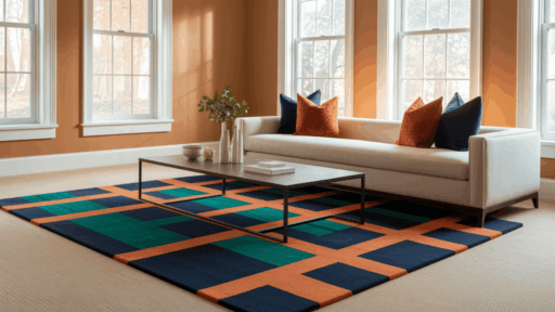 rug on carpet