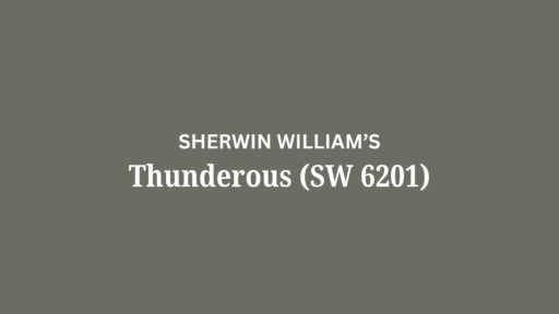 sherwin williams thunderous