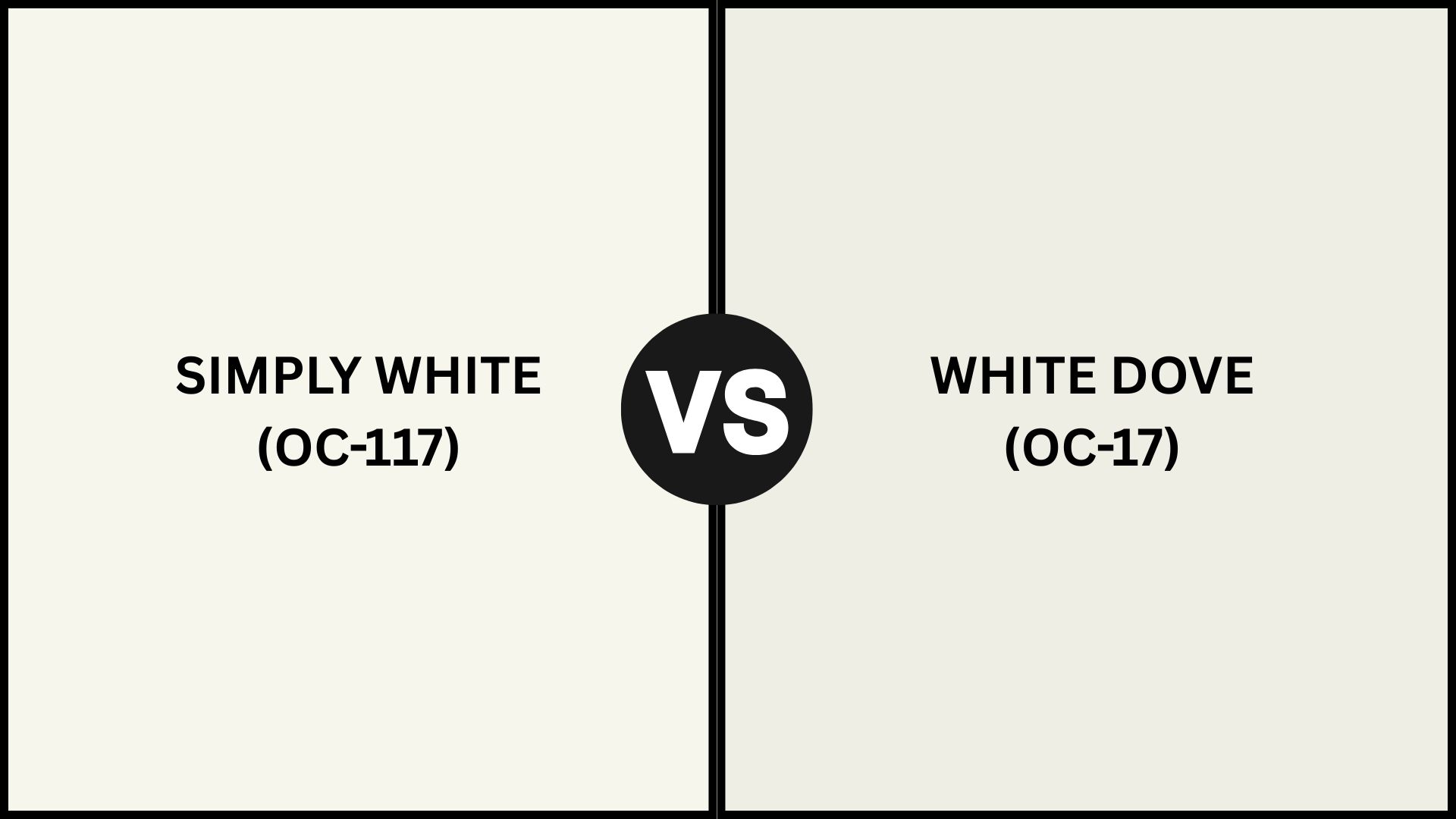 simply white vs white dove
