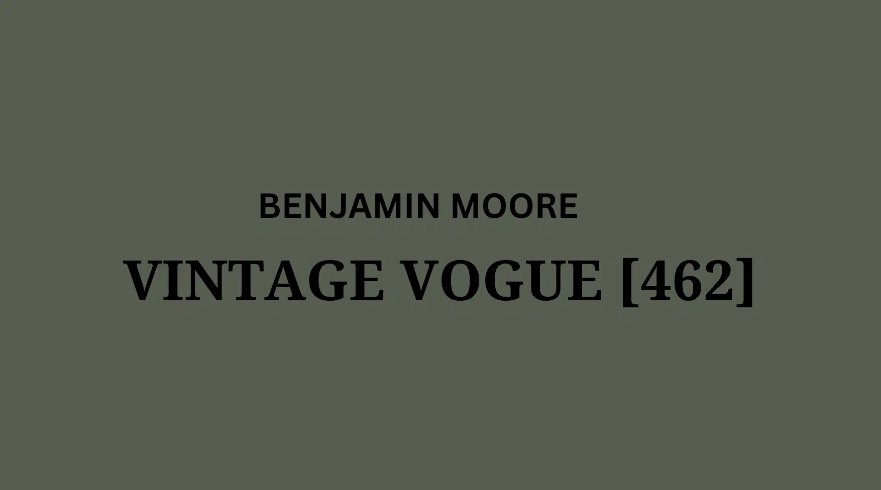 vintage vogue benjamin moore