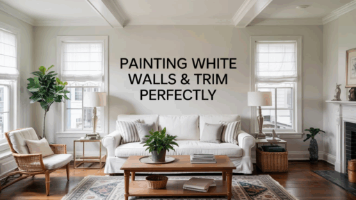 white walls white trim