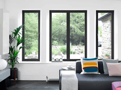 Tilt and turn windows for ventilation control