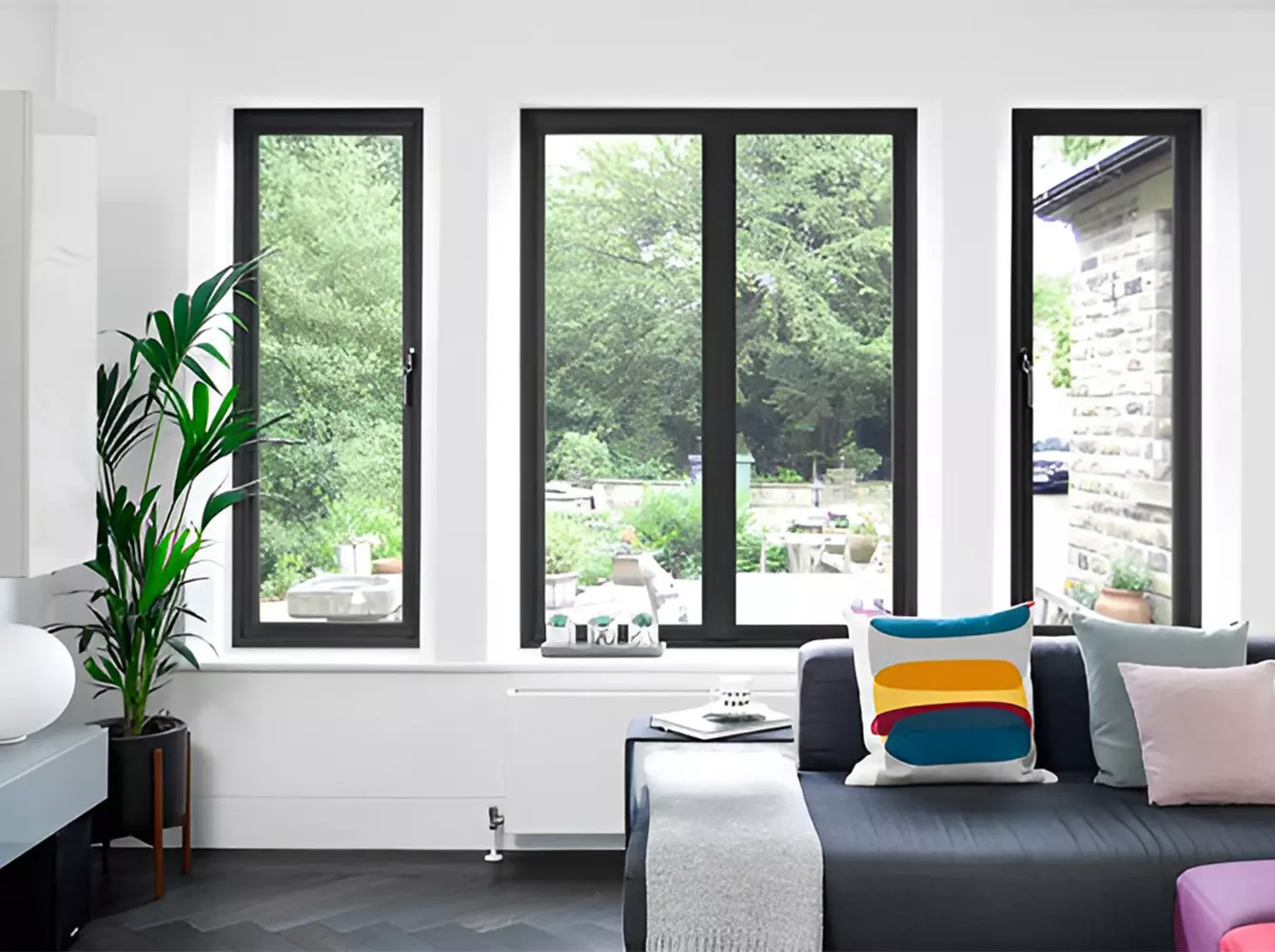 Tilt and turn windows for ventilation control