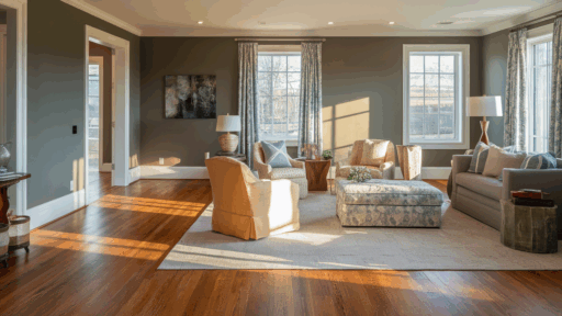 11 Floor Colors That Complement Grey Walls