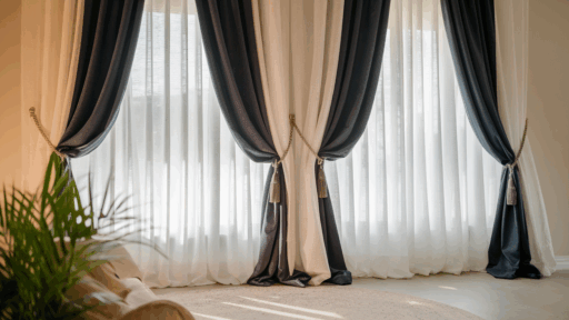 5 Ways to Layer Curtains with One Rod