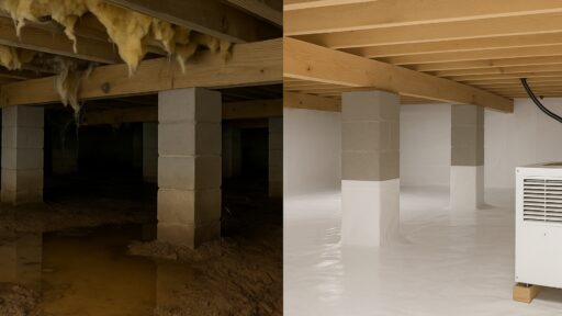 Before Damp, After Dry: Crawl Space Encapsulation