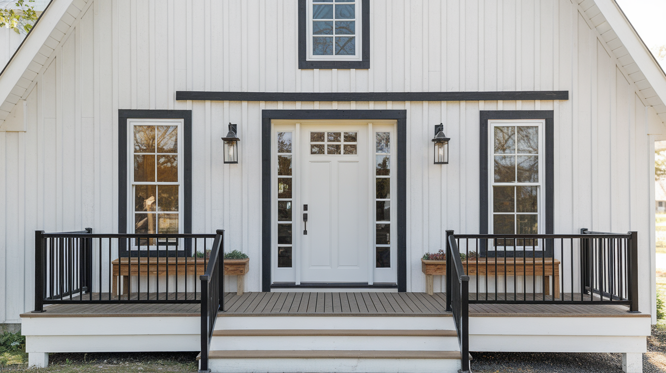 Black_Door_and_Window_Trim_on_a_White_Porch