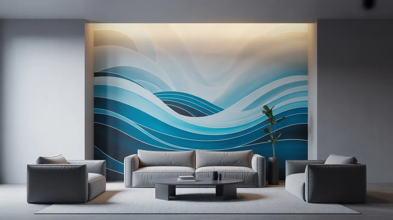 Blue-Toned_Wall_Mural_in_a_Grey_Living_Room