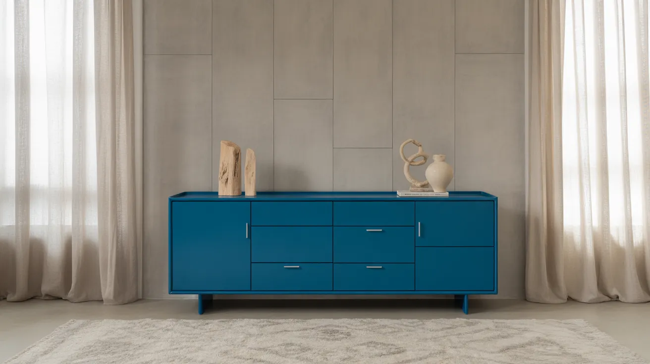 Blue_Sideboard_on_a_Grey_Feature_Wall
