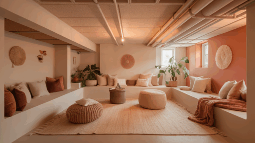Cozy Basement Ideas for a Warm, Relaxing Space