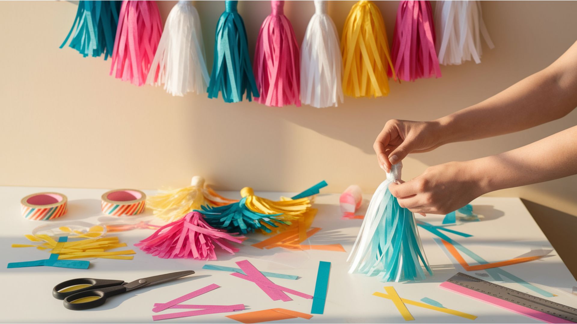 DIY Tassel Garland: Party Magic Happens