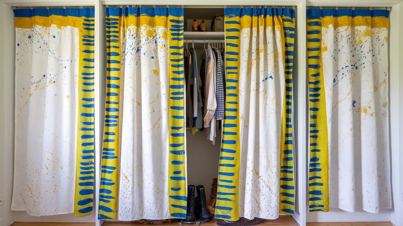 DIY_Painted_Curtains