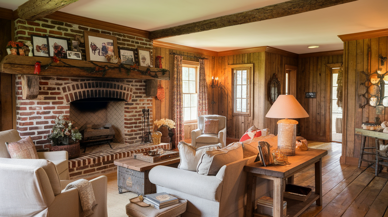 Exposed_Brick_Fireplace_with_a_Wooden_Mantel