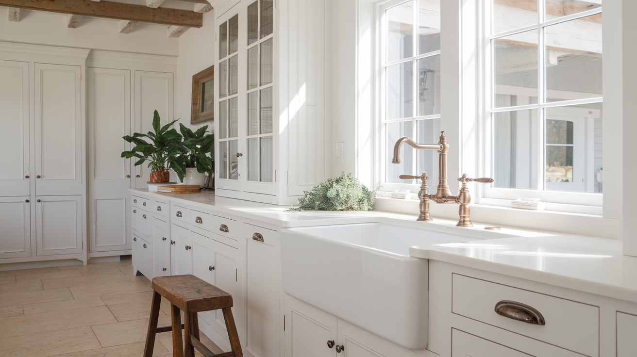 Farmhouse_Sink_with_Bronze_Faucet_Fixtures