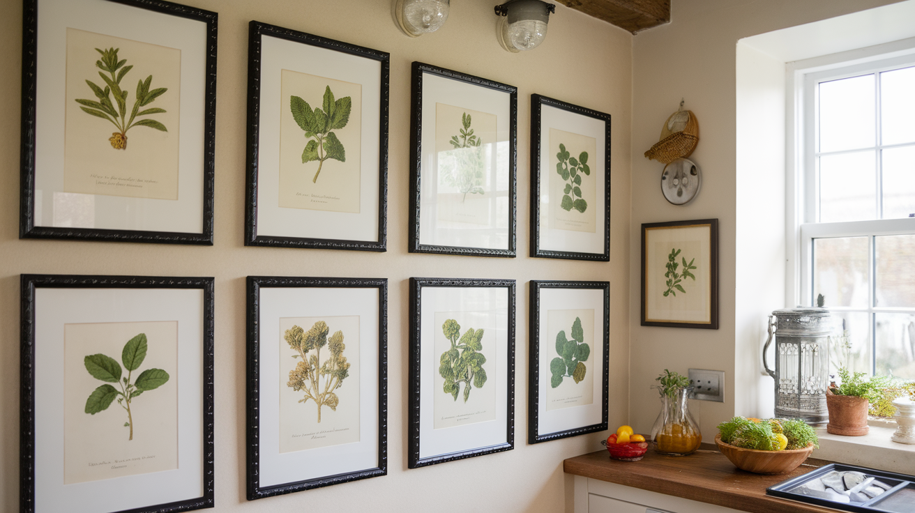 Framed_Botanical_Prints_or_Herb_Wall_Art