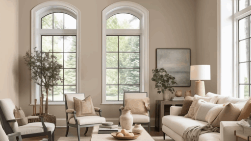 Living Room Natural Linen by Sherwin Williams