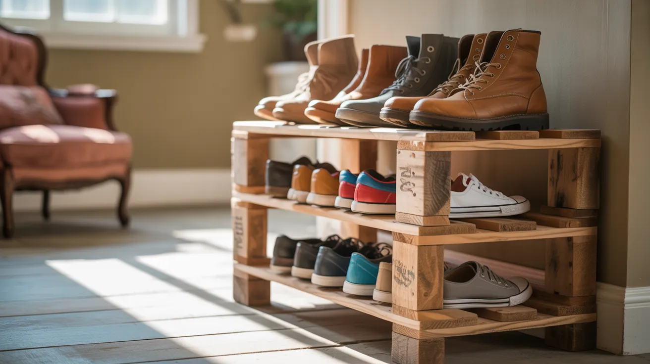 Make_a_Shoe_Rack_from_Pallets