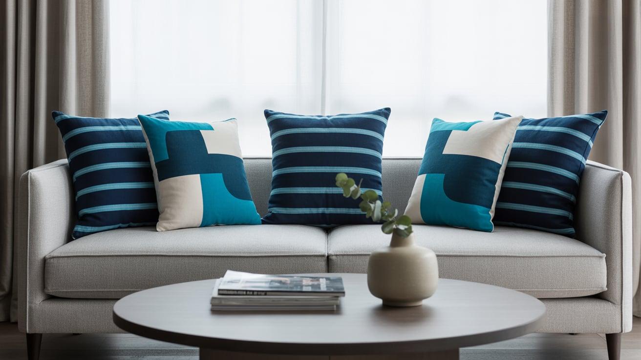 Modern_Grey_Sofa_with_Patterned_Blue_Cushions