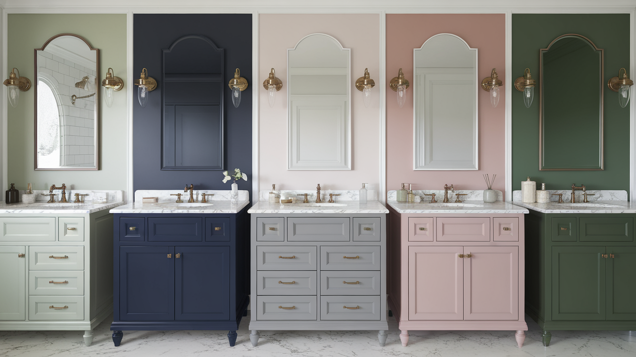 Top Cabinet Colors for Bathrooms