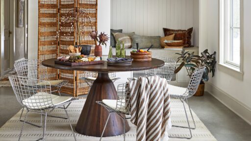 What to Do with That Awkward Wall Beside the Dining Table