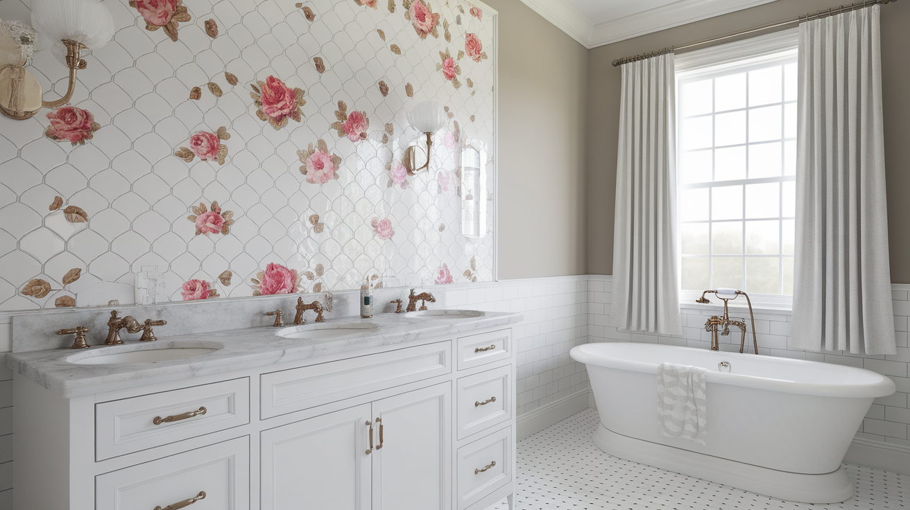 White_Ceramic_Backsplash_with_Vintage_Accents