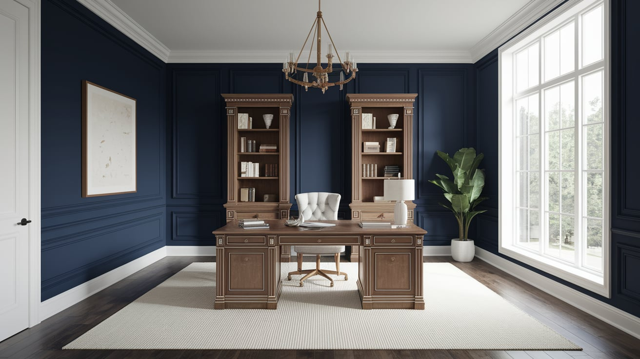 c3_Navy_Blue_Walls_with_White_Trim
