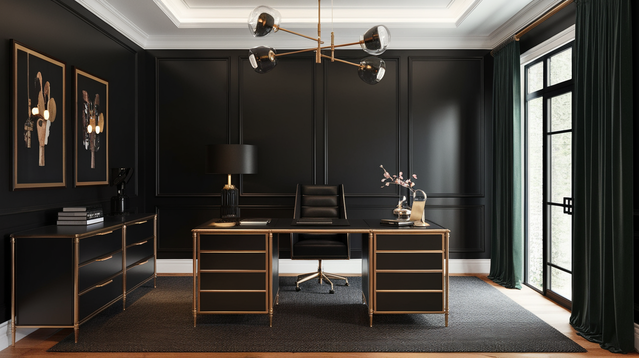 d-12_Matte_Black_and_Brass_Design