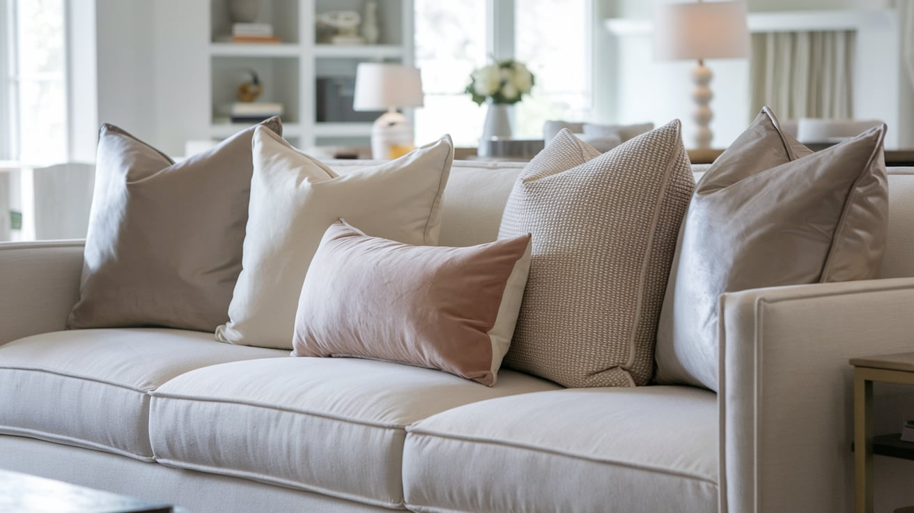 how many pillows on a couch