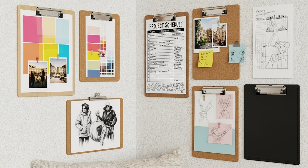 kHanging_Clipboards_for_Inspiration