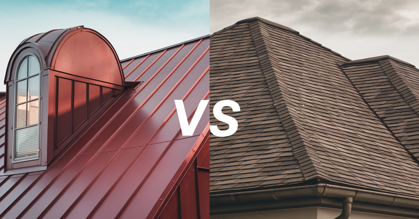 metal roof vs shingles