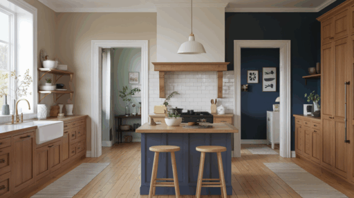 paint colors that go with oak cabinets