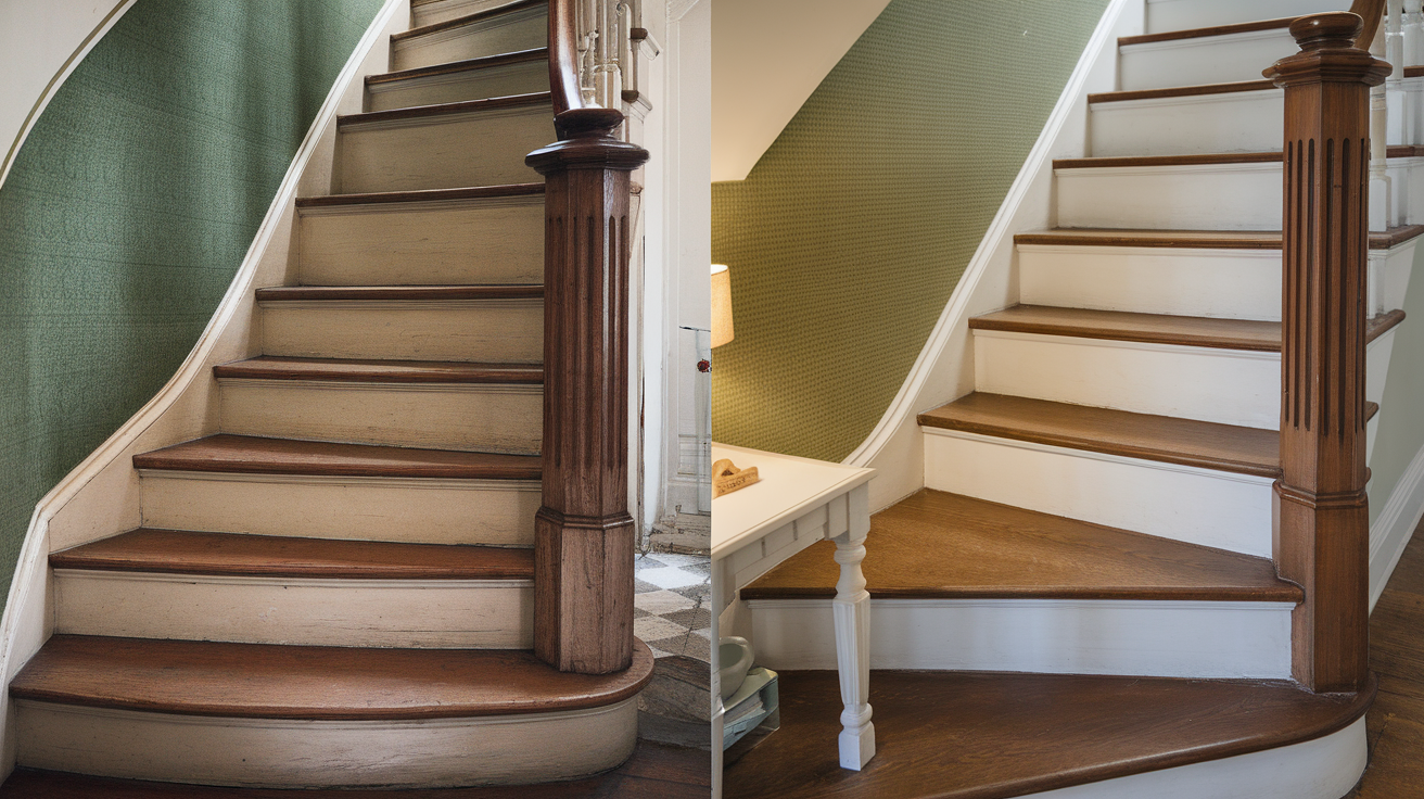 refinishing stairs