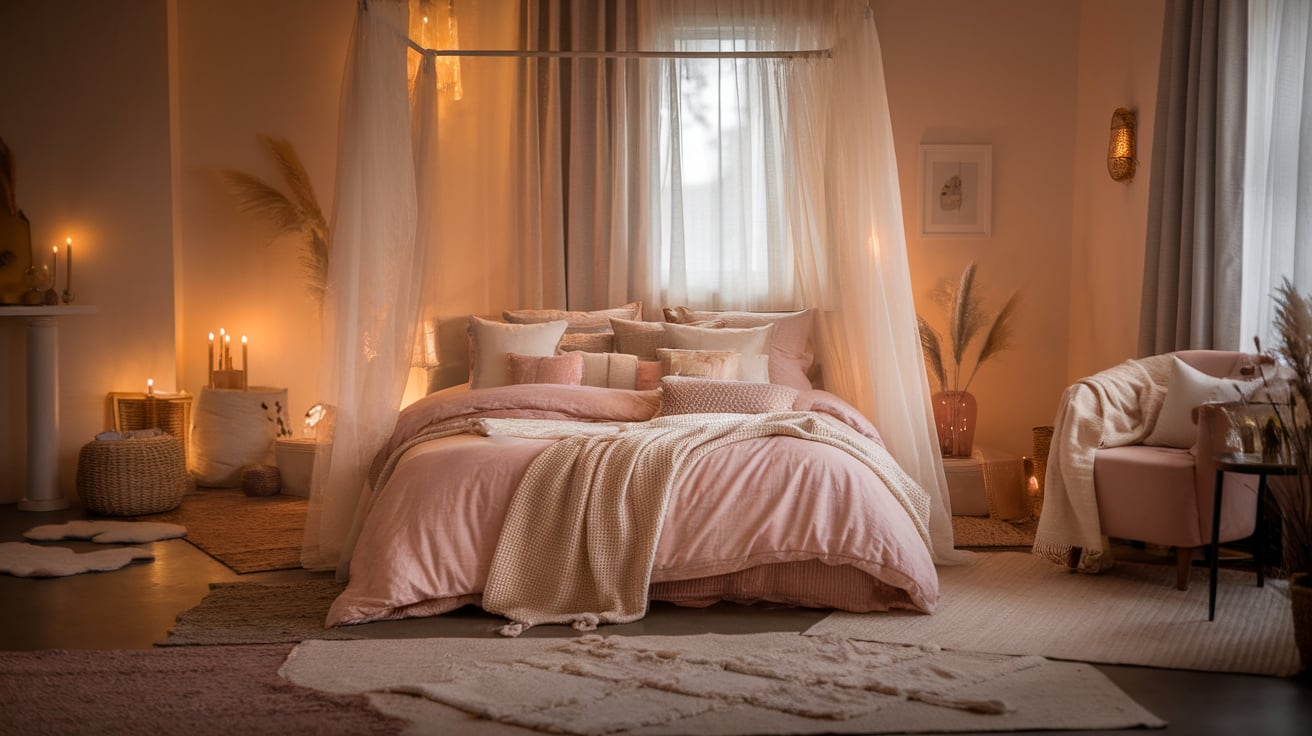 romantic warm and cozy bedroom ideas