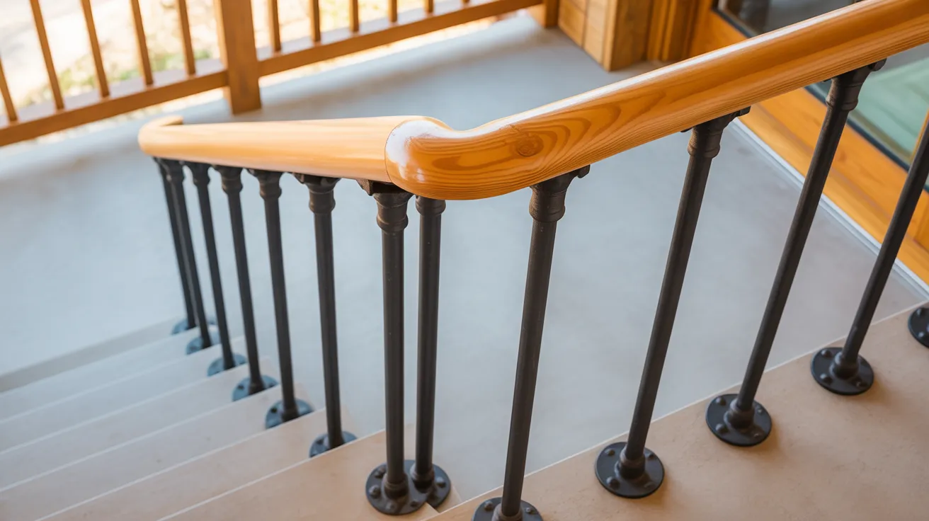 z-Painted_Steel_Conduit_with_Pine_Handrails