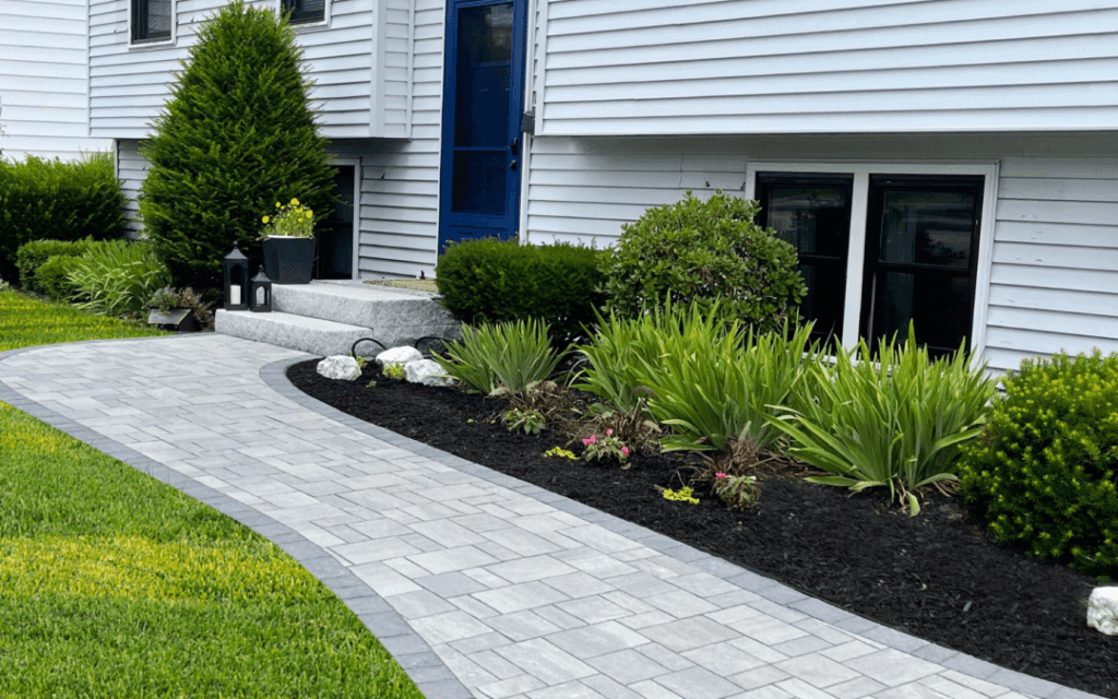 Stamped vs. Plain Concrete Walkways