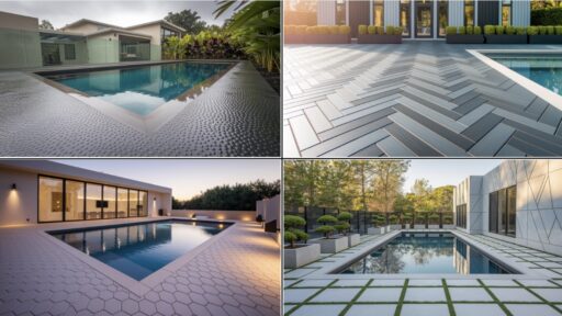 22 Modern Stamped Concrete Pool Deck Ideas You'll Love