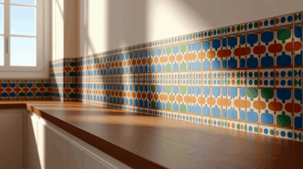 Bright Moroccan Zellige Tiles