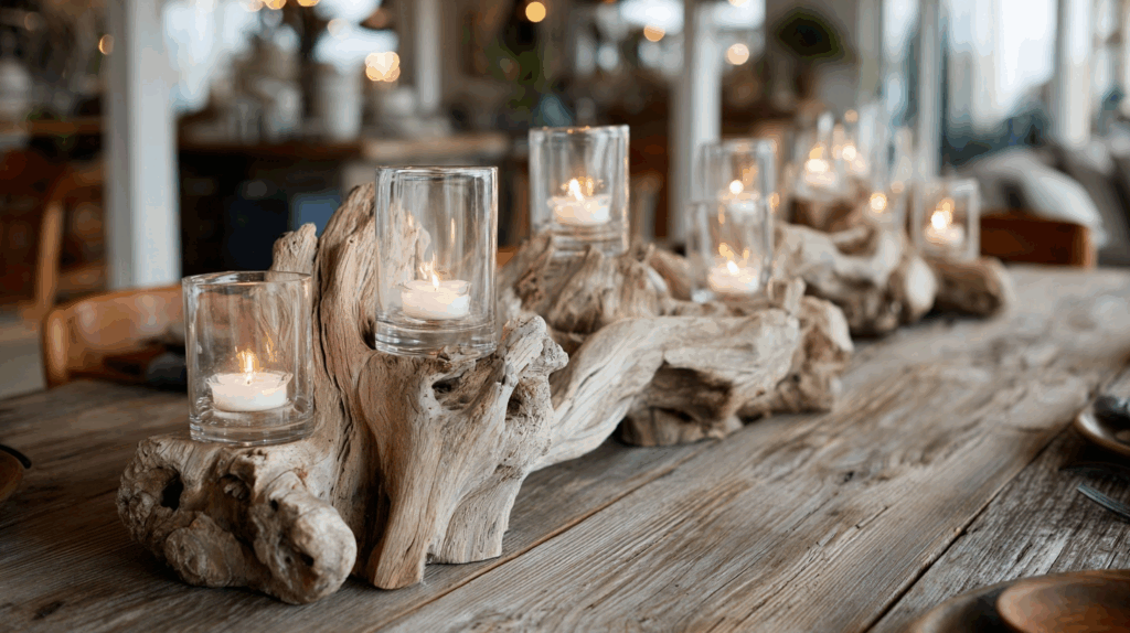 Driftwood Candle Centerpiece