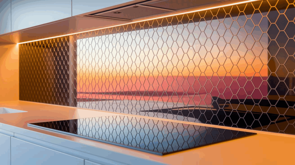 Heat-Resistant Wallpaper (Glass-Covered)