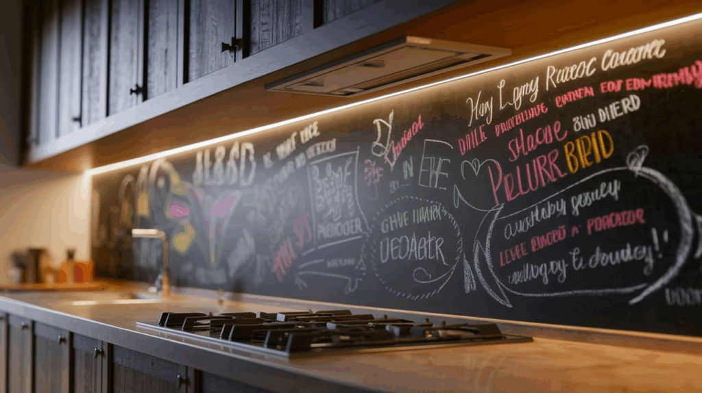 Magnetic Chalkboard Wall