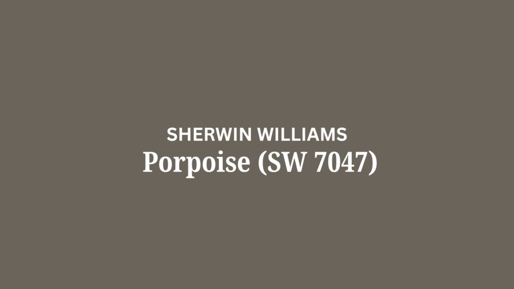 Porpoise (SW 7047)