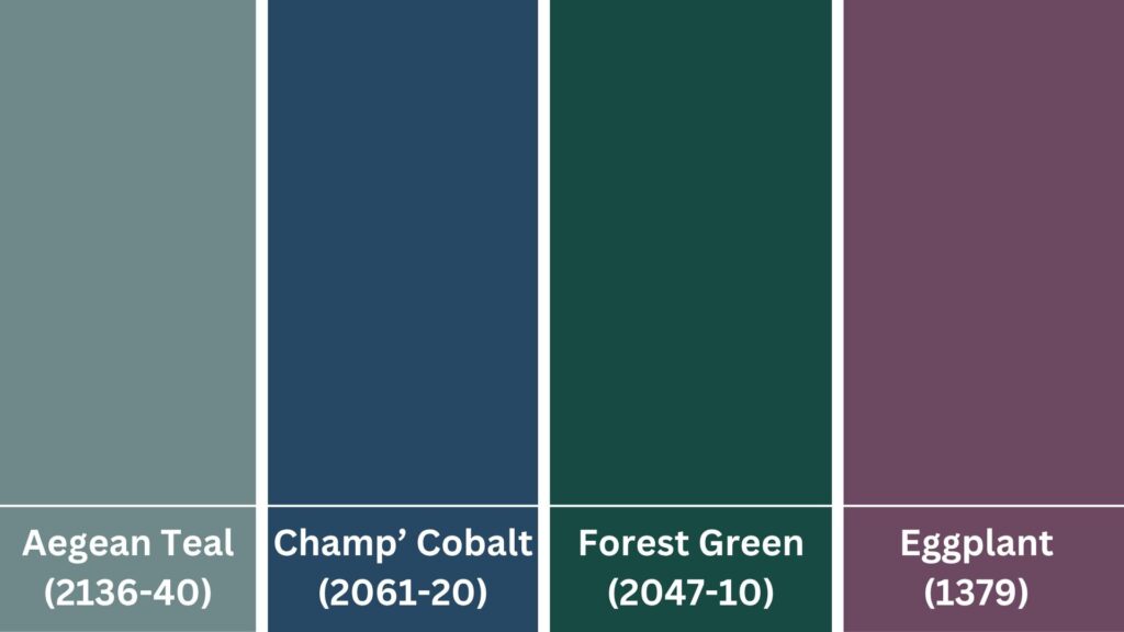 Rich Jewel Tones for High Contrast