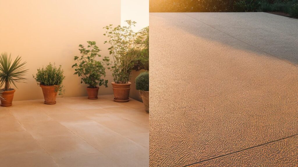 Sand Finish Concrete vs Exposed Aggregate