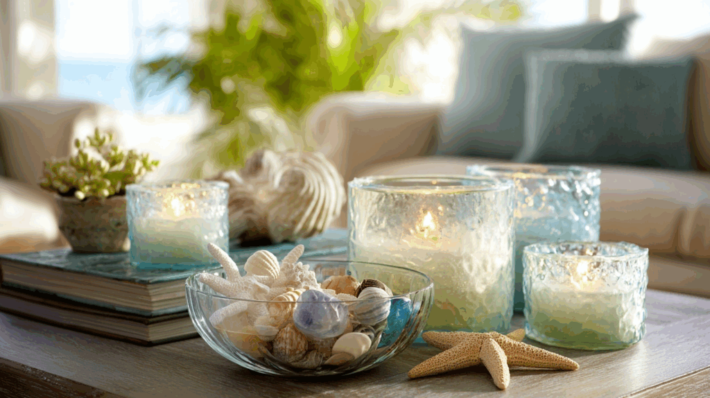 Shell and Candle Glow