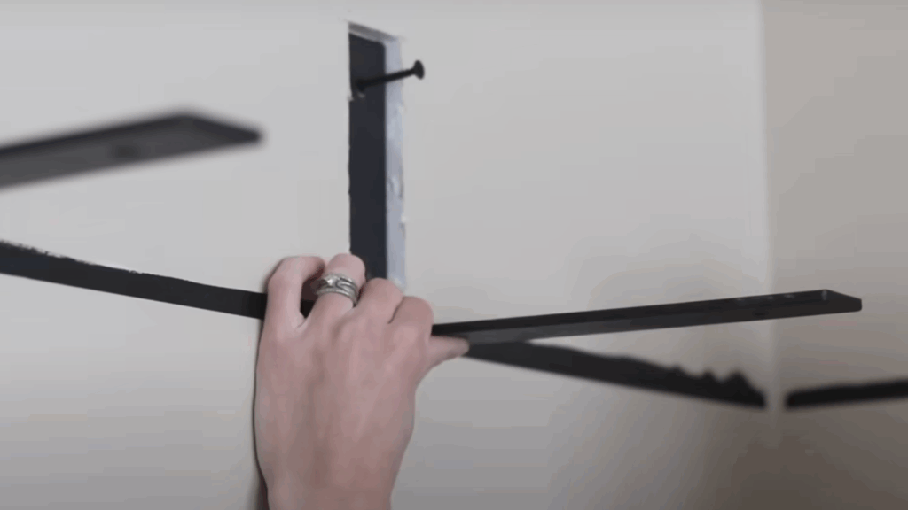 Step 2: Install Hidden Brackets into Wall Studs