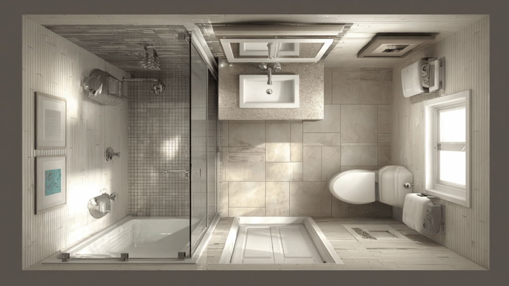 Three-Quarter Bathroom Details