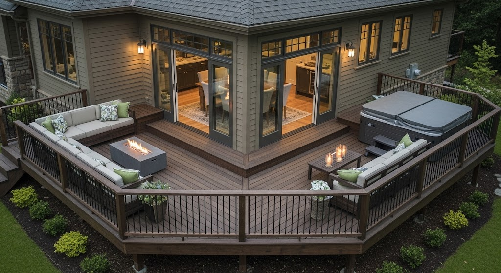 Wraparound Corner Deck
