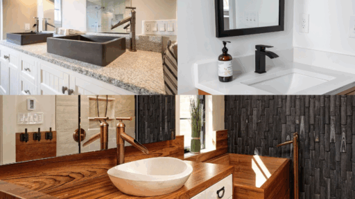 best material for bathroom countertops
