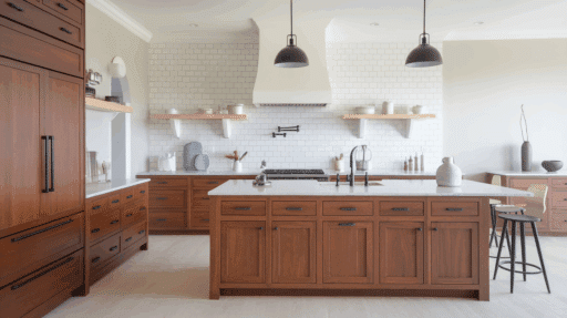 modern cherry kitchen cabinets